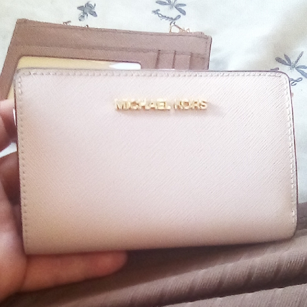 Michael Kors Pink Key Card Holder